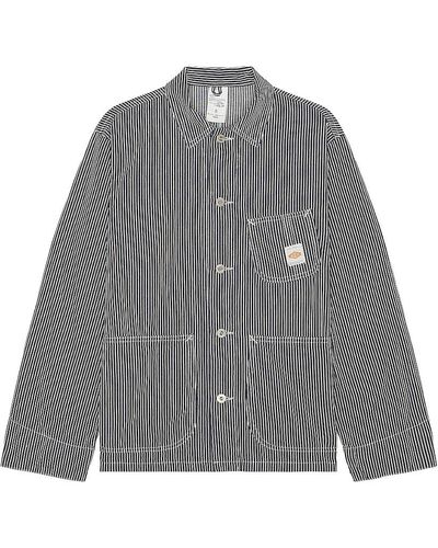 Nudie Jeans Howie Hickory Chore Jacket - グレー