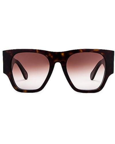 Chloé Oversized Logo Square Sunglasses - Multicolour