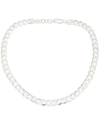 Loren Stewart Flat Curb Chain Necklace - Black