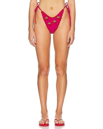 CAPITTANA Meli Bikini Bottom - Red