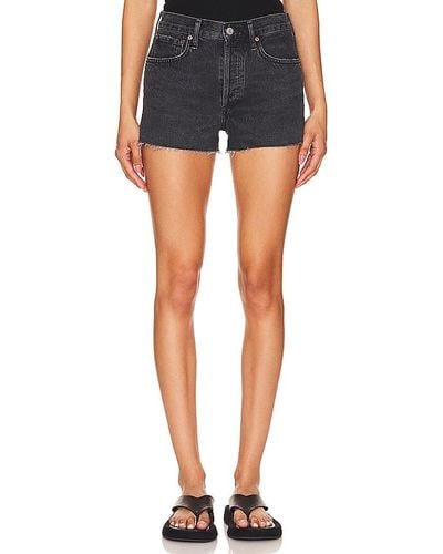 Agolde SHORTS PARKER - Blau