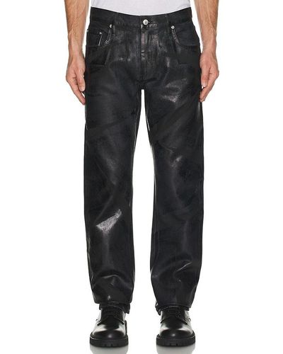 Helmut Lang Low rise straight jean - Negro