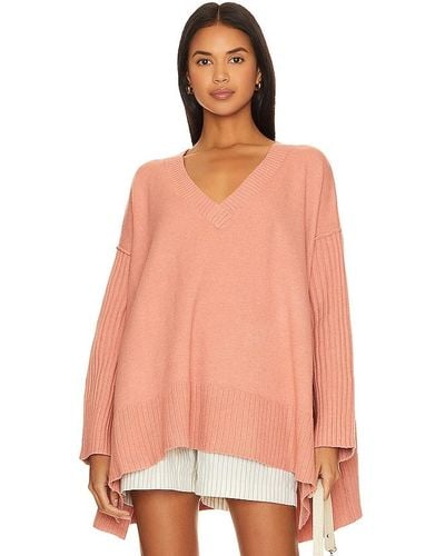 Free People PULL TUNIQUE ORION - Rose