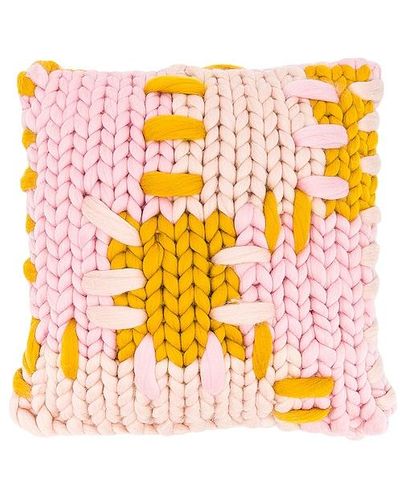 Hope Macaulay Bella Colossal Knit Cushion - Pink