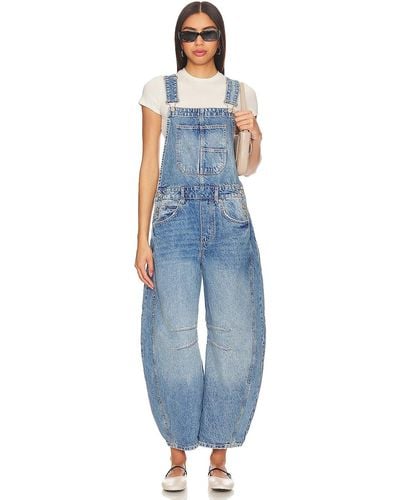 Free People Good Luck Overall - ブルー