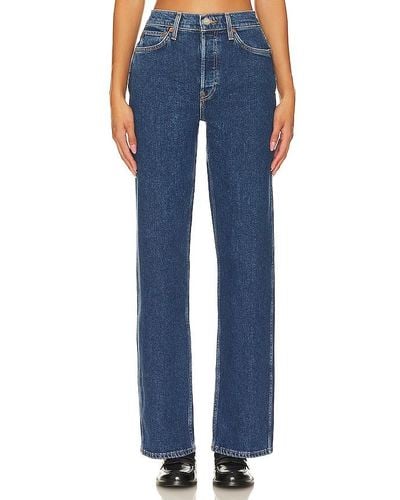 RE/DONE JEANS 90S HIGH RISE LOOSE - Blau