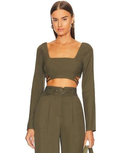 House of Harlow 1960 X Revolve Mailey Top - Green