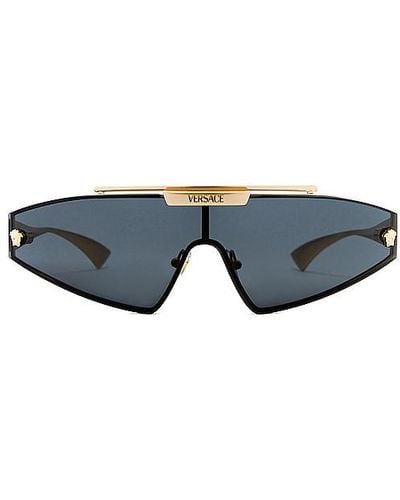 Versace Shield Sunglasses - Blue