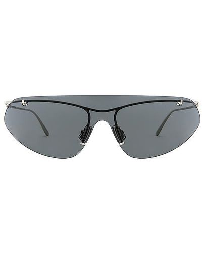 Bottega Veneta Knot Geometrical Sunglasses - Metallic