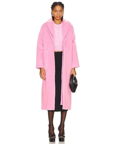 Unreal Fur Sardinia Coat - Pink
