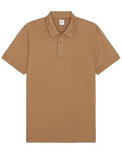 Reigning Champ Lightweight jersey polo - Marrón