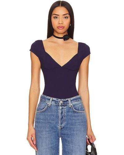 Free People Duo Corset Cami - Blue