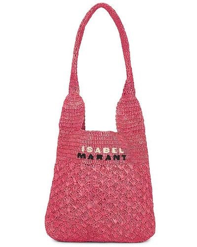 Isabel Marant Praia Small Tote - Red