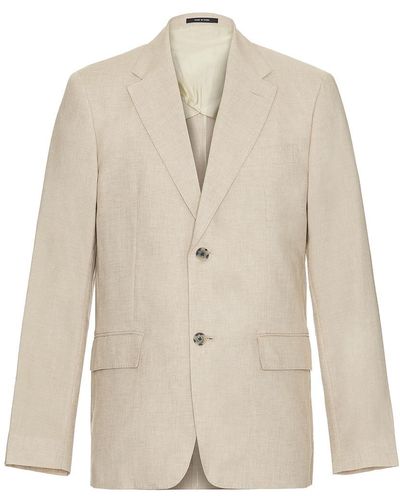 Club Monaco Tech Linen Suit Blazer - ナチュラル