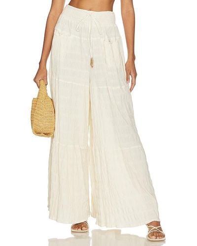 Free People In Paradise Wide Leg Pant - Natural