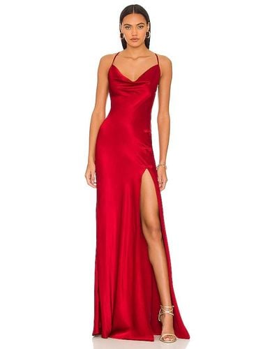SAU LEE X Revolve Gabrielle Maxi Dress - Red