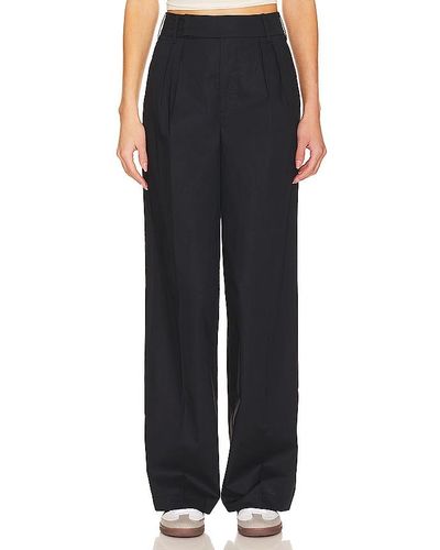 7 For All Mankind POPELINE-HOSE - Schwarz