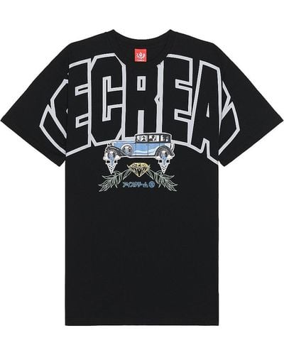 ICECREAM Collegiate Tシャツ - ブラック