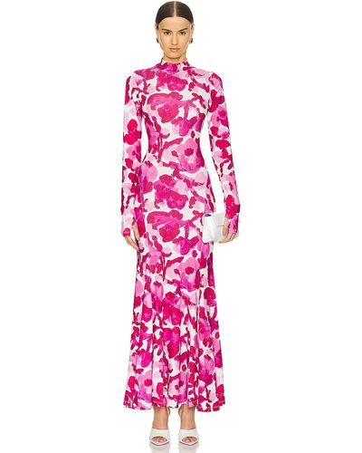 Essentiel Antwerp Flustered Printed Dress - ピンク