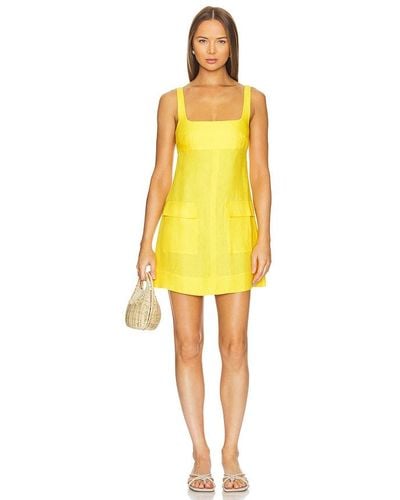 Bondi Born Varenna Mini Dress - Yellow
