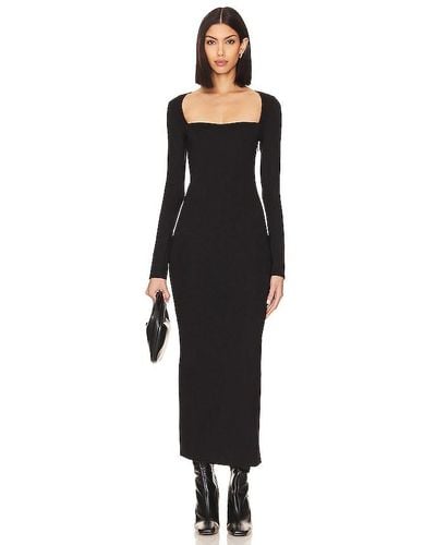 Lovers + Friends MIDI-KLEID ?VELYNE - Schwarz