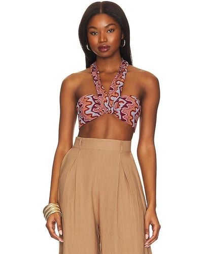House of Harlow 1960 X Revolve Tammy Top - Brown