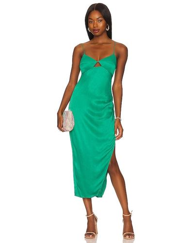Saylor Ashlee Midi Dress - Green