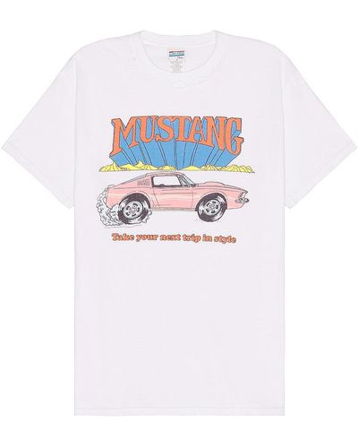 Junk Food Ford Mustang Style Tee - White