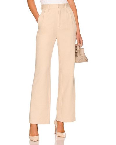 Monrow Bonded Thermal Pleated Pant - Natural