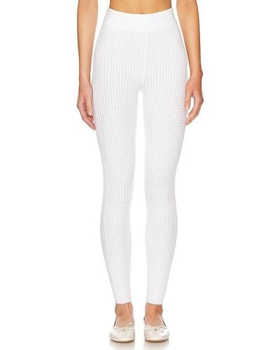 WeWoreWhat Cable Knit Legging - White
