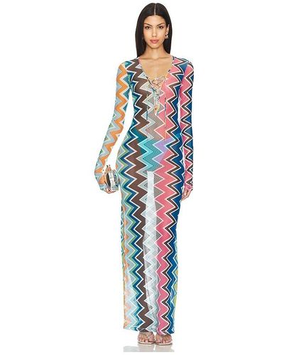 Missoni Long Cover Up - Blue