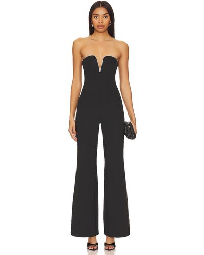 GOOD AMERICAN Crystal Scuba Jumpsuit - ブルー