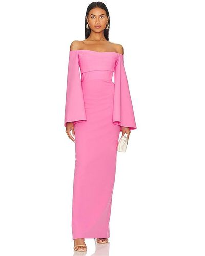 Solace London Eliana Maxi Dress - Pink