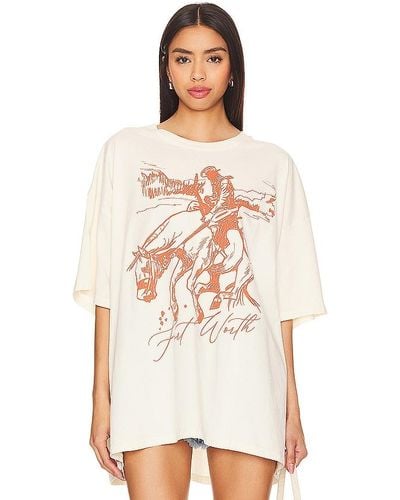Daydreamer Fort Worth Tee - Natural