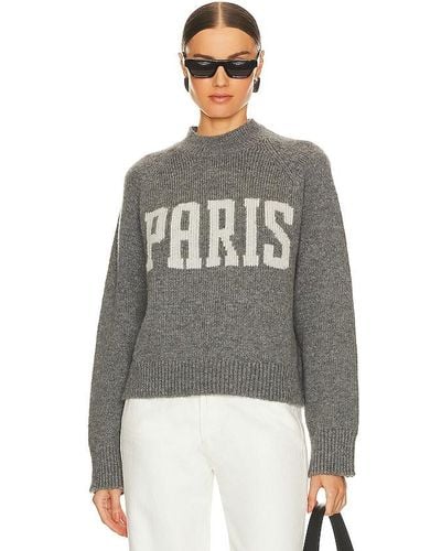 Anine Bing Kendrick Jumper University Paris - Grey