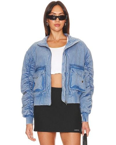 Free People Flying High Bomber - Blue