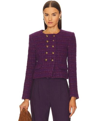 Veronica Beard Bentley Jacket - Purple