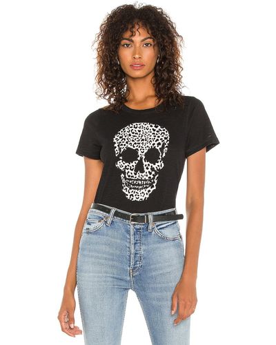 Chaser Brand Wild Skull Tシャツ - ブラック