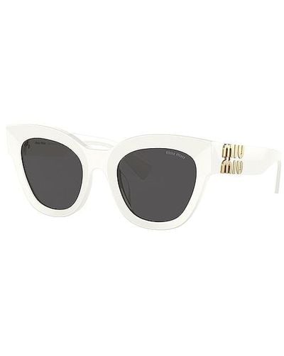 Miu Miu Gafas de sol classic - Blanco