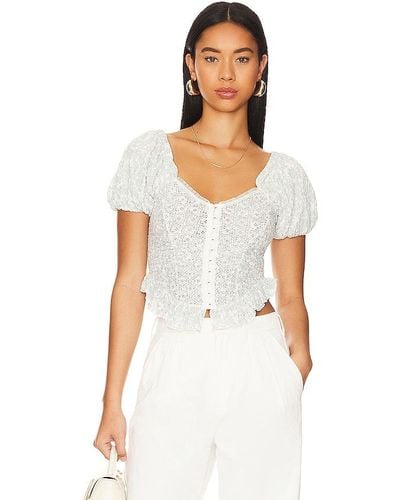 Free People Oh baby top - Blanco