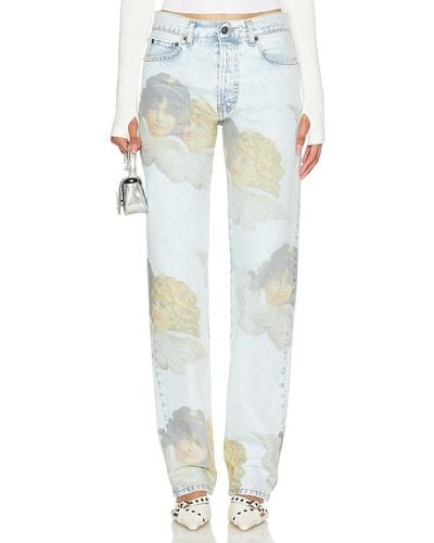 Fiorucci Straight Fit Jeans - White