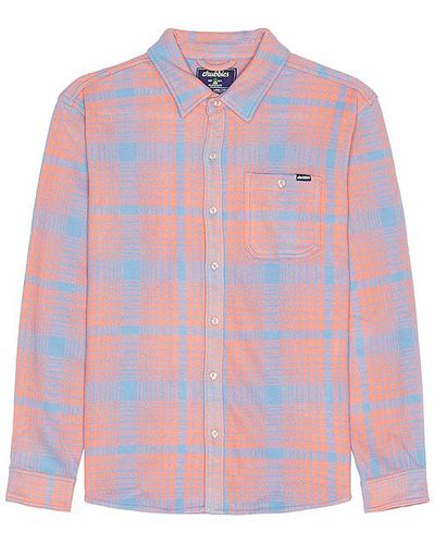 Chubbies The Well Plaid Flannel Shirt - Pink