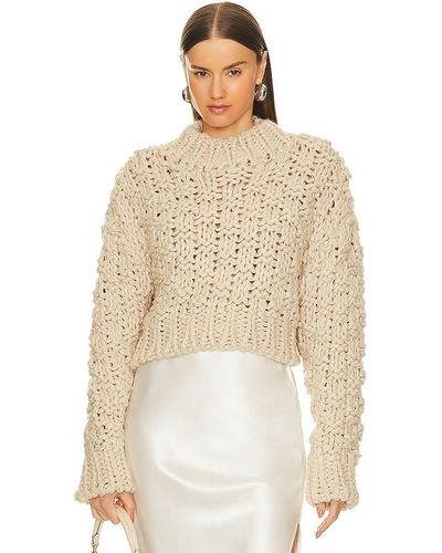 Lovers + Friends X Bridget Jolene Knit Jumper - Natural