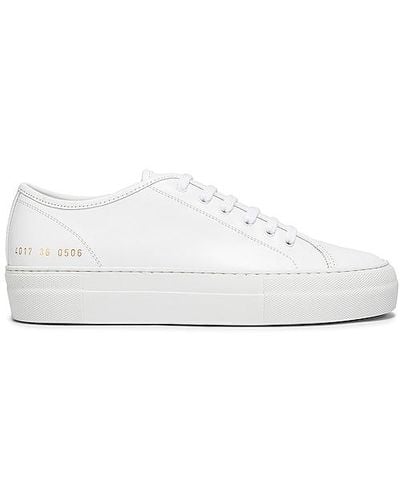 Common Projects Leather Tournament Low Super - White