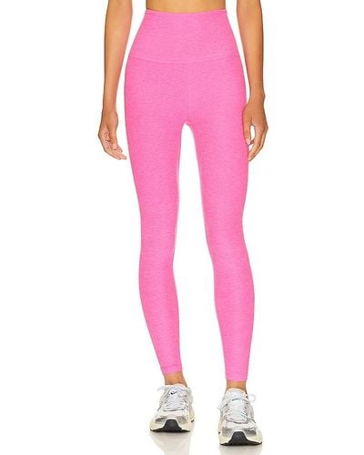Beyond Yoga Spacedye Caught In The Midi High Waisted Legging - Pink