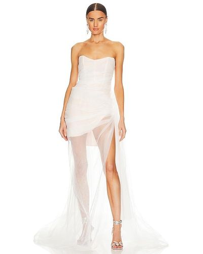 The Bar Cleo Gown - White