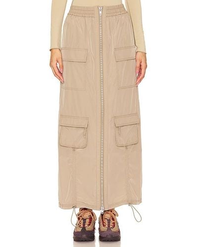 h:ours Emerson Maxi Skirt - Natural