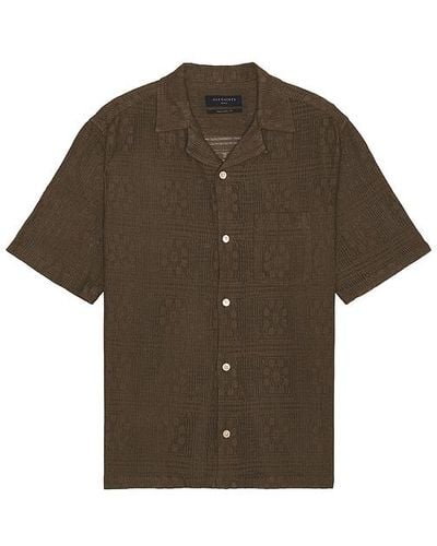 AllSaints Caleta Shirt - Brown