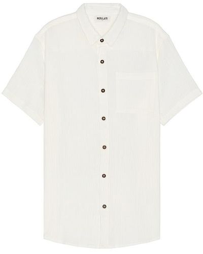 Rolla's Bon Crepe Shirt - White