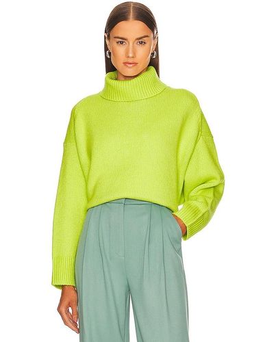 525 Relaxed Turtleneck Sweater - Yellow